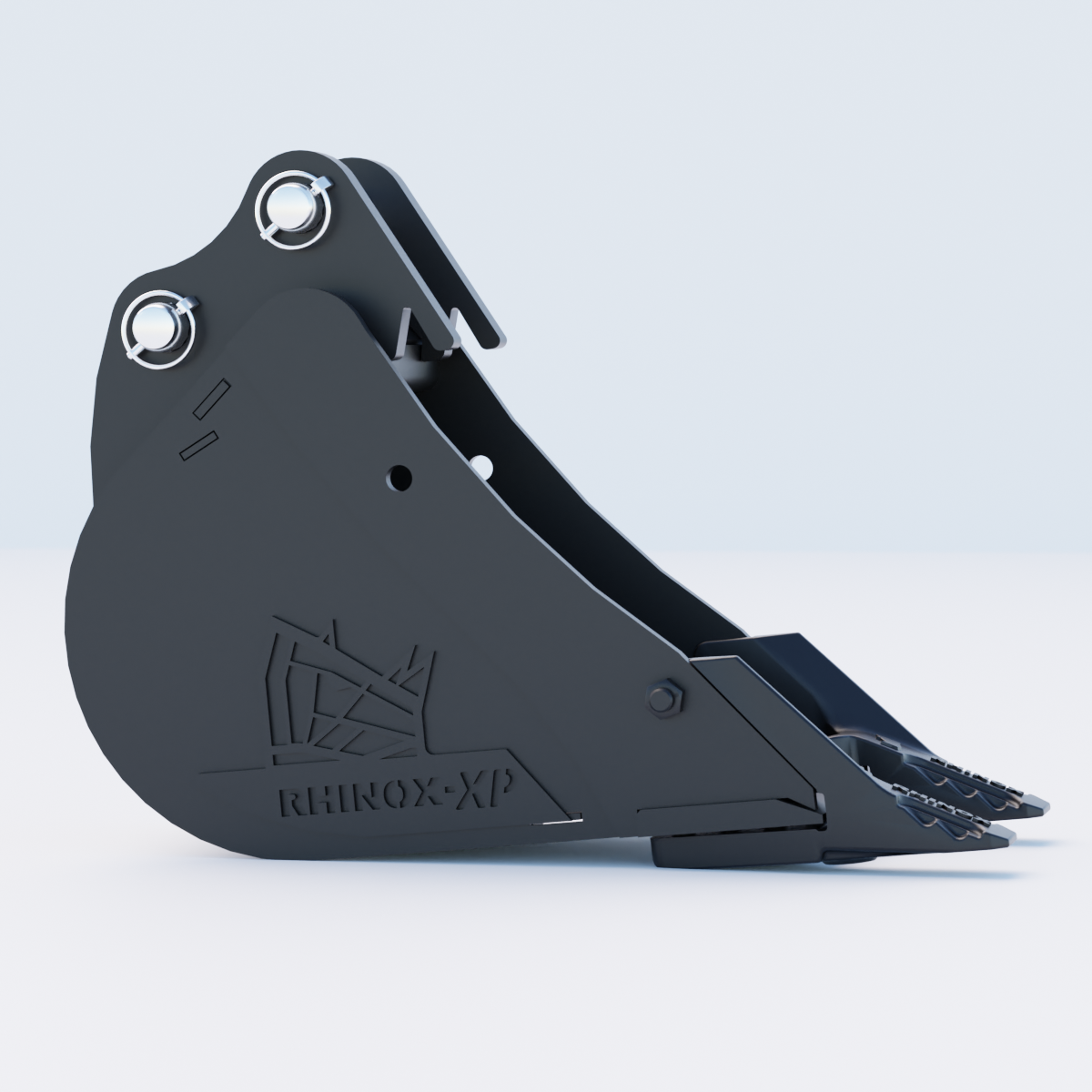 Yanmar SV19 Digging Bucket - 9" / 230mm - Toothed Bucket Side