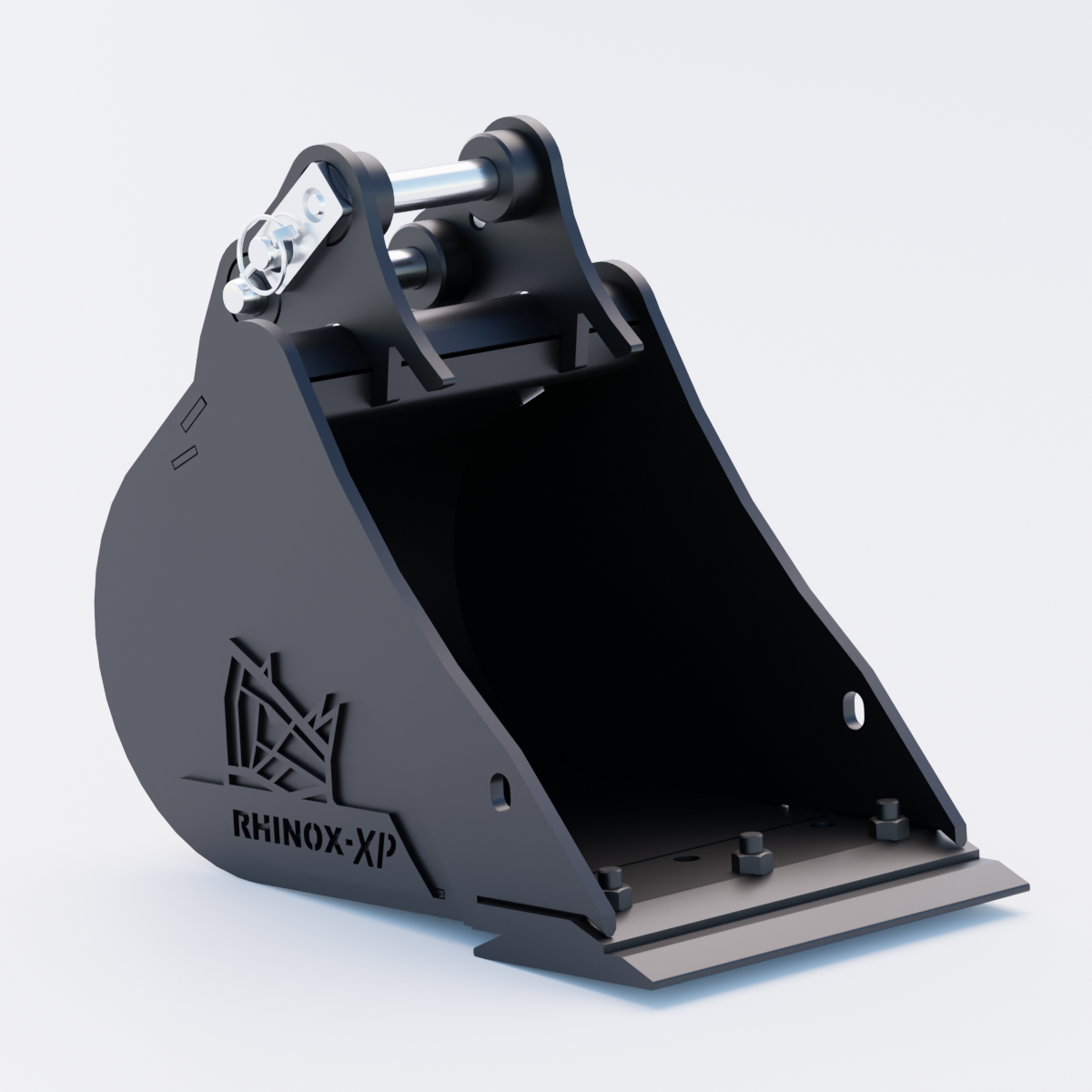 JCB 8017 Digging Bucket - 12" / 300mm | Rhinox Group UK - Bladed Bucket Front