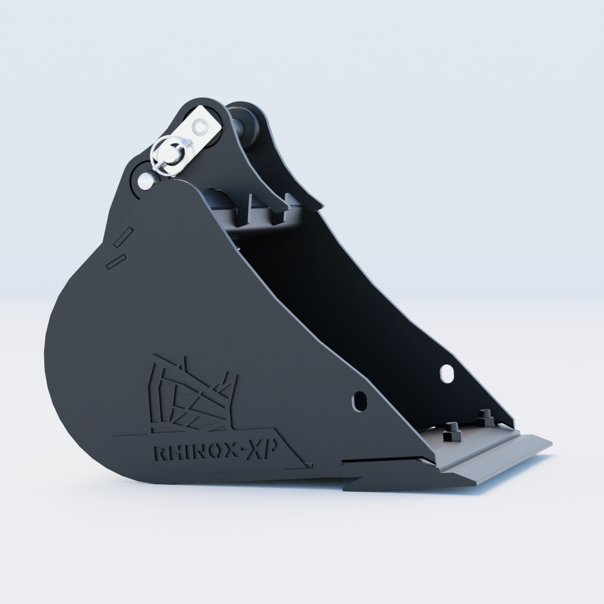 JCB 8017 Digging Bucket - 18" / 450mm | Rhinox Group UK - Bladed Bucket Side