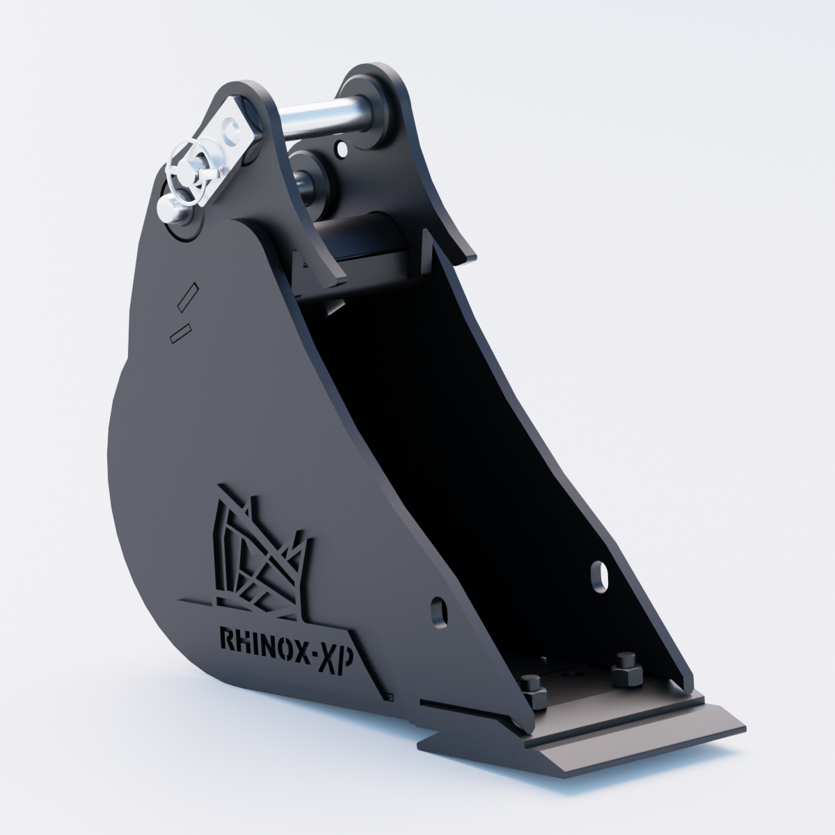 JCB 8017 Digging Bucket - 6" / 150mm | Rhinox Group UK - Bladed Bucket Front