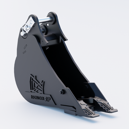 JCB 8017 Digging Bucket - 6" / 150mm | Rhinox Group UK - Toothed Bucket Front