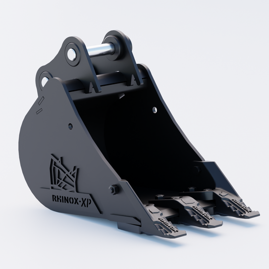 Doosan DX20ZE-7 Digging Bucket - 12" / 300mm - Toothed Bucket Front