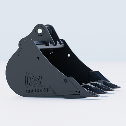 Doosan DX20ZE-7 Digging Bucket - 24" / 600mm - Toothed Bucket Side