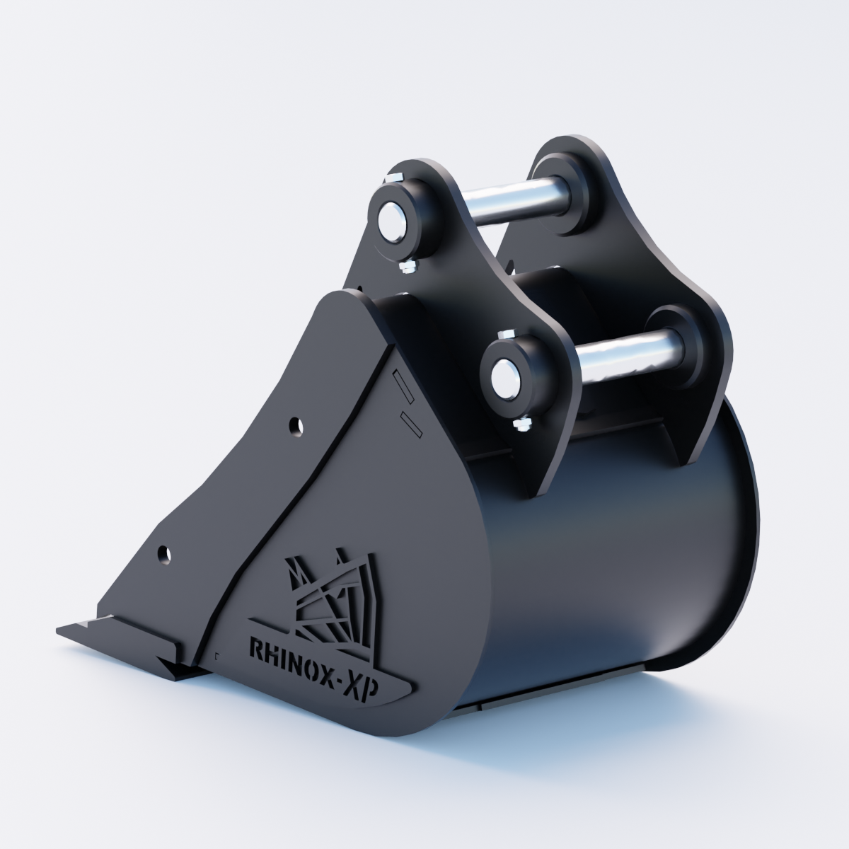 1E Digging Bucket - 12" / 300mm - Bladed Bucket Back