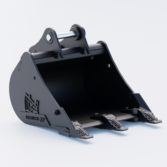 1E Digging Bucket - 18" / 450mm - Toothed Bucket Front