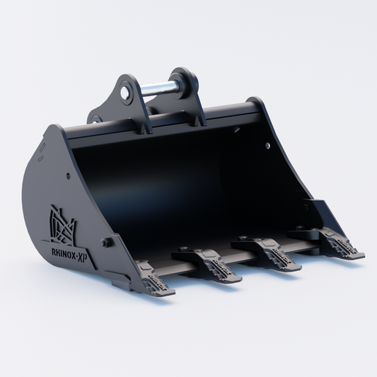 Takeuchi TB219 Digging Bucket - 24" / 600mm - Toothed Bucket Front