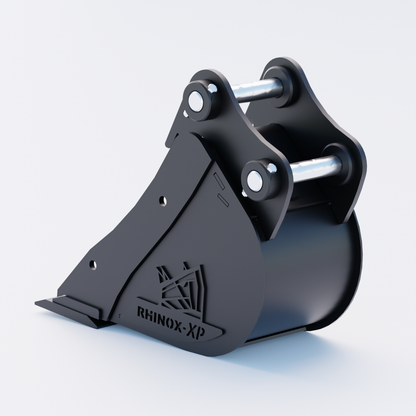 1E Digging Bucket - 9" / 230mm - Bladed Bucket Back