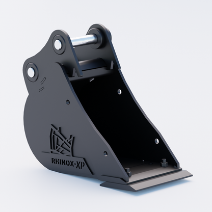 1E Digging Bucket - 9" / 230mm - Bladed Bucket Front