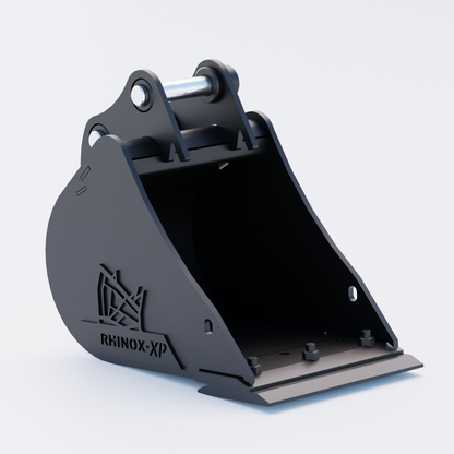 Case CX15B Digging Bucket - 12" / 300mm - Bladed Bucket Front