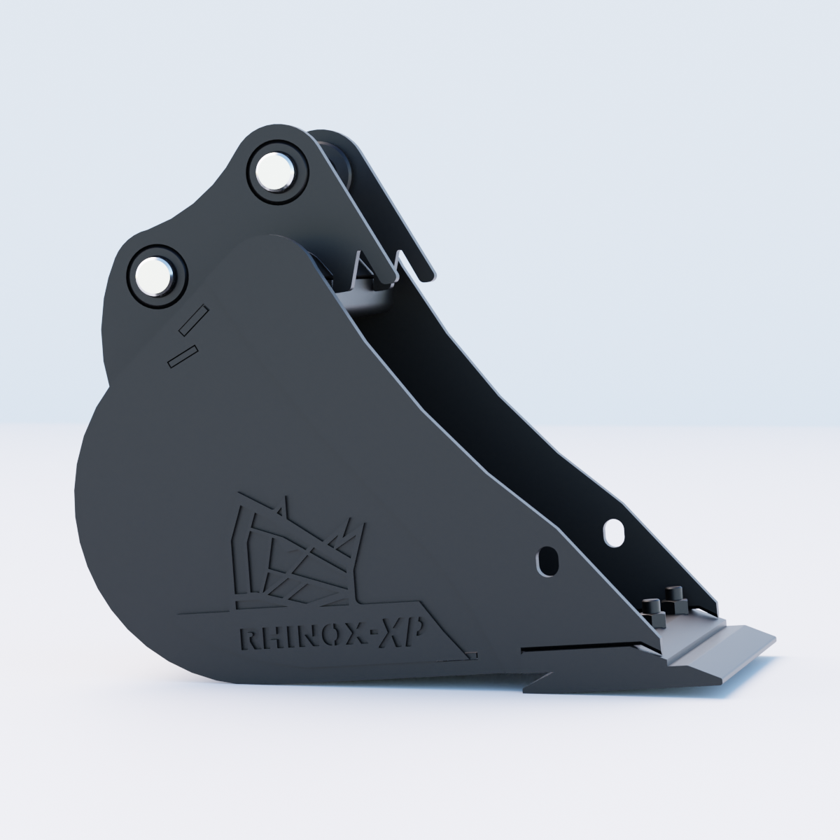 Case CX15B Digging Bucket - 12" / 300mm - Bladed Bucket Side