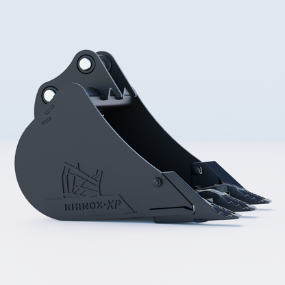 Case CX15B Digging Bucket - 18" / 450mm - Toothed Bucket Side