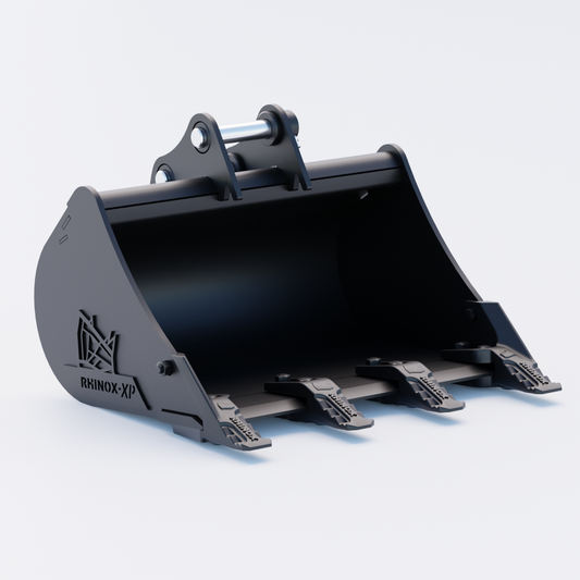 Case CX15B Digging Bucket - 24" / 600mm - Toothed Bucket Front
