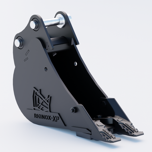Case CX15B Digging Bucket - 6" / 150mm - Toothed Bucket Front