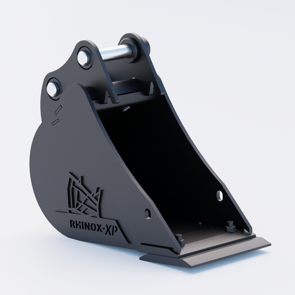 Case CX15B Digging Bucket - 9" / 230mm - Bladed Bucket Front