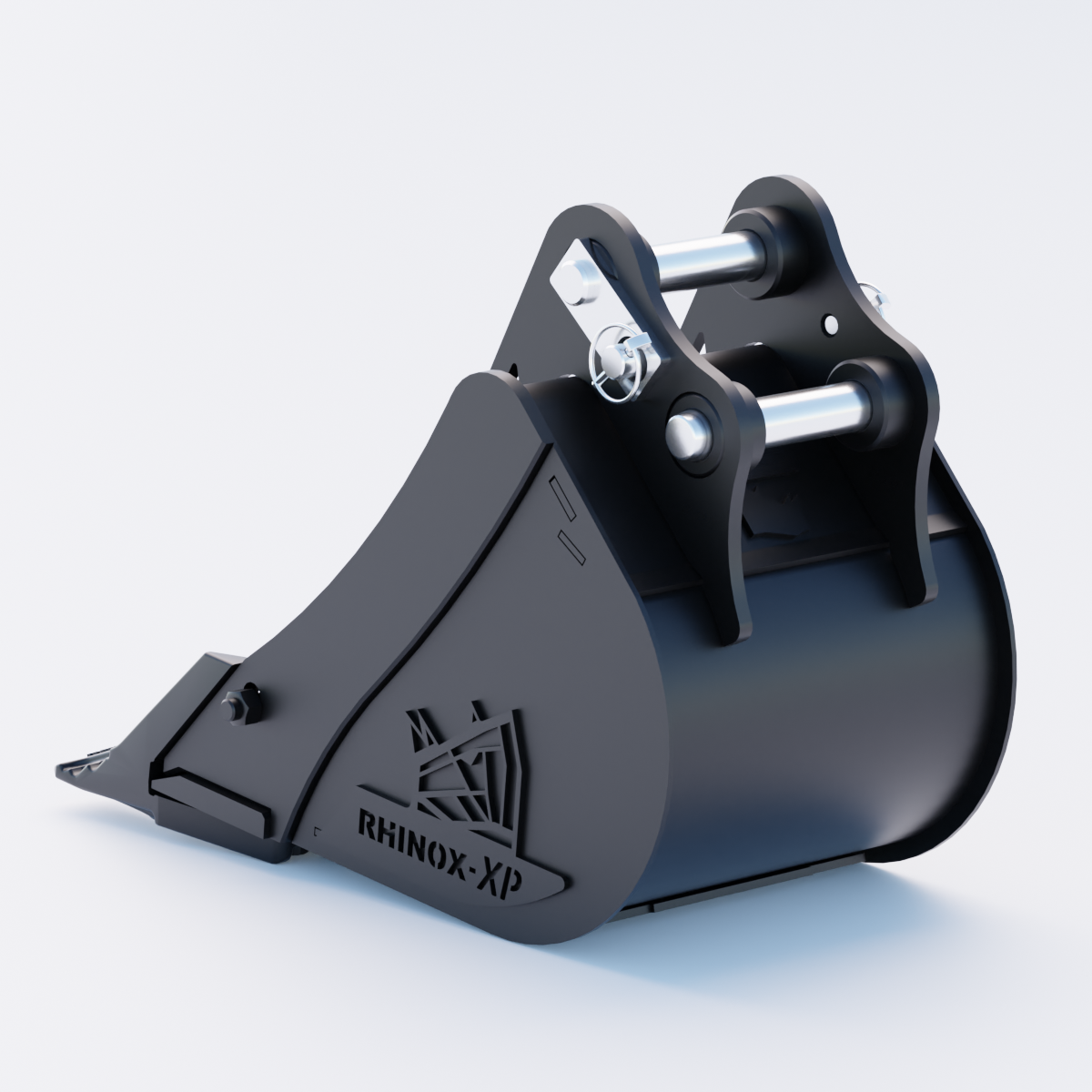 JCB 18Z-1 Digging Bucket - 12 Inch | Rhinox Group UK - Toothed Bucket Back