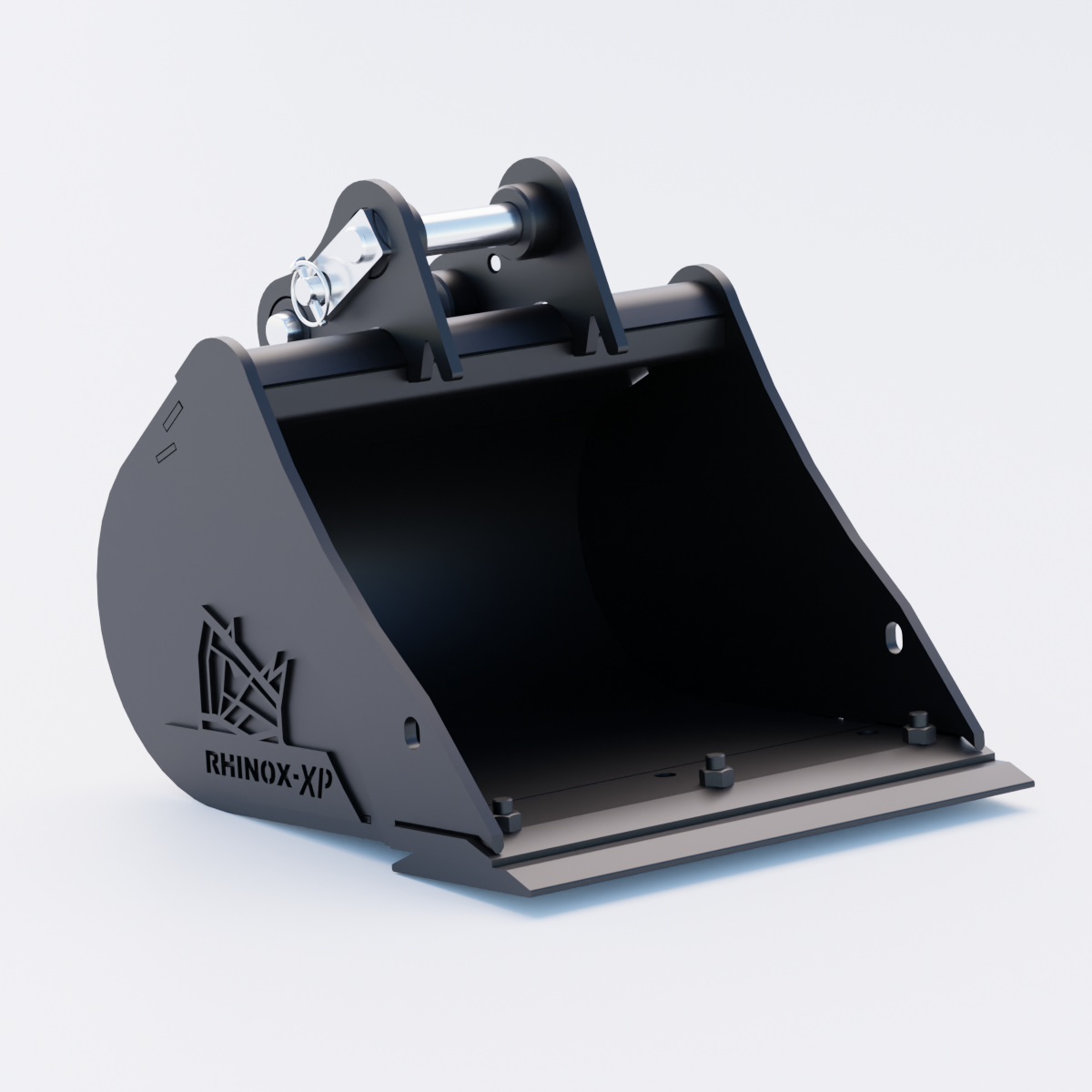JCB 19C-1 Digging Bucket - 18 Inch | Rhinox Group UK - Bladed Bucket Front