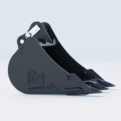 JCB 19C-1 Digging Bucket - 18 Inch | Rhinox Group UK - Toothed Bucket Side