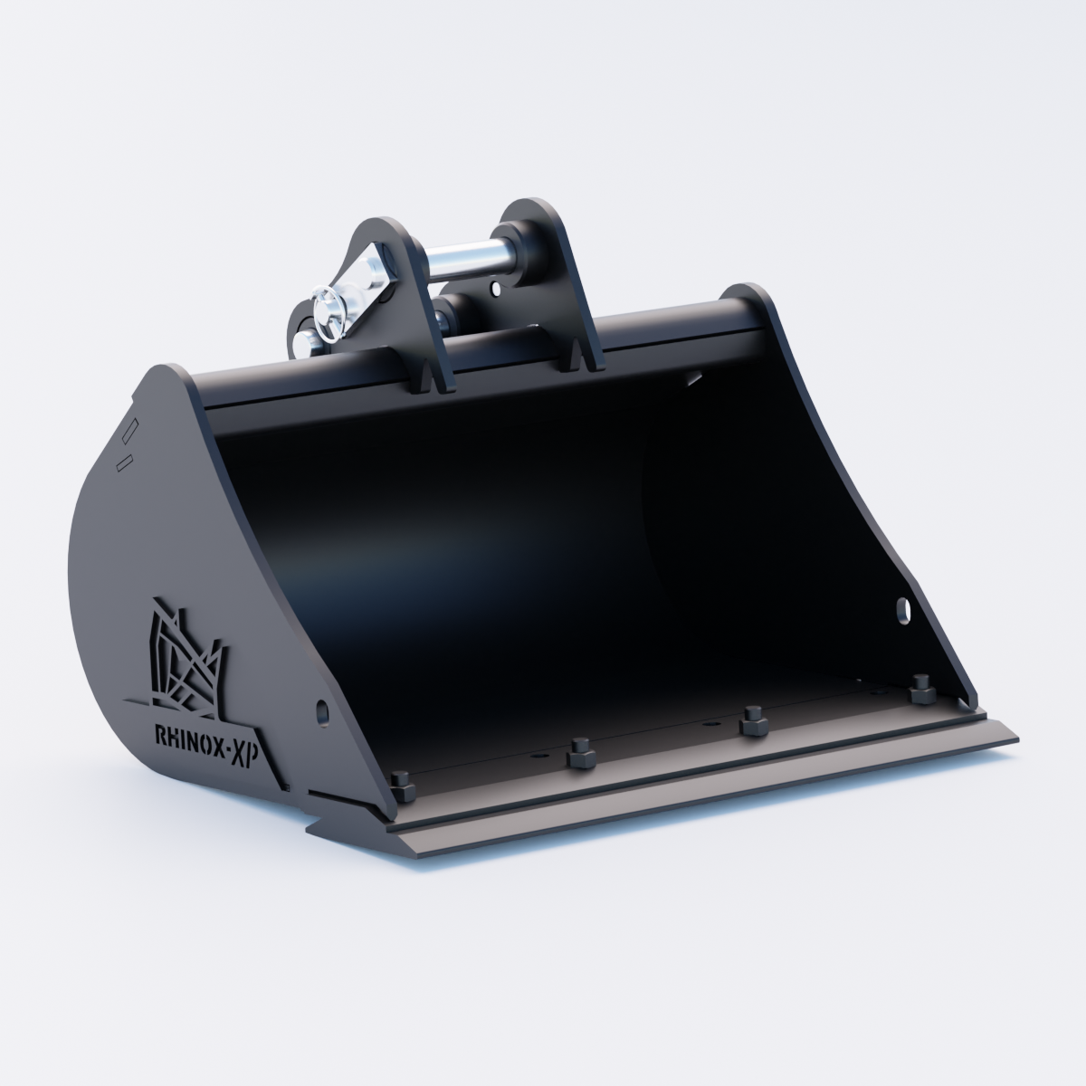 JCB 18Z-1 Digging Bucket - 24 Inch | Rhinox Group UK - Bladed Bucket Front