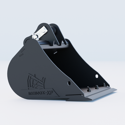 JCB 18Z-1 Digging Bucket - 24 Inch | Rhinox Group UK - Bladed Bucket Side