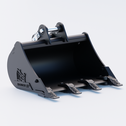 JCB 18Z-1 Digging Bucket - 24 Inch | Rhinox Group UK - Toothed Bucket Front