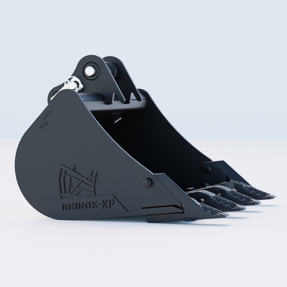 JCB 18Z-1 Digging Bucket - 24 Inch | Rhinox Group UK - Toothed Bucket Side