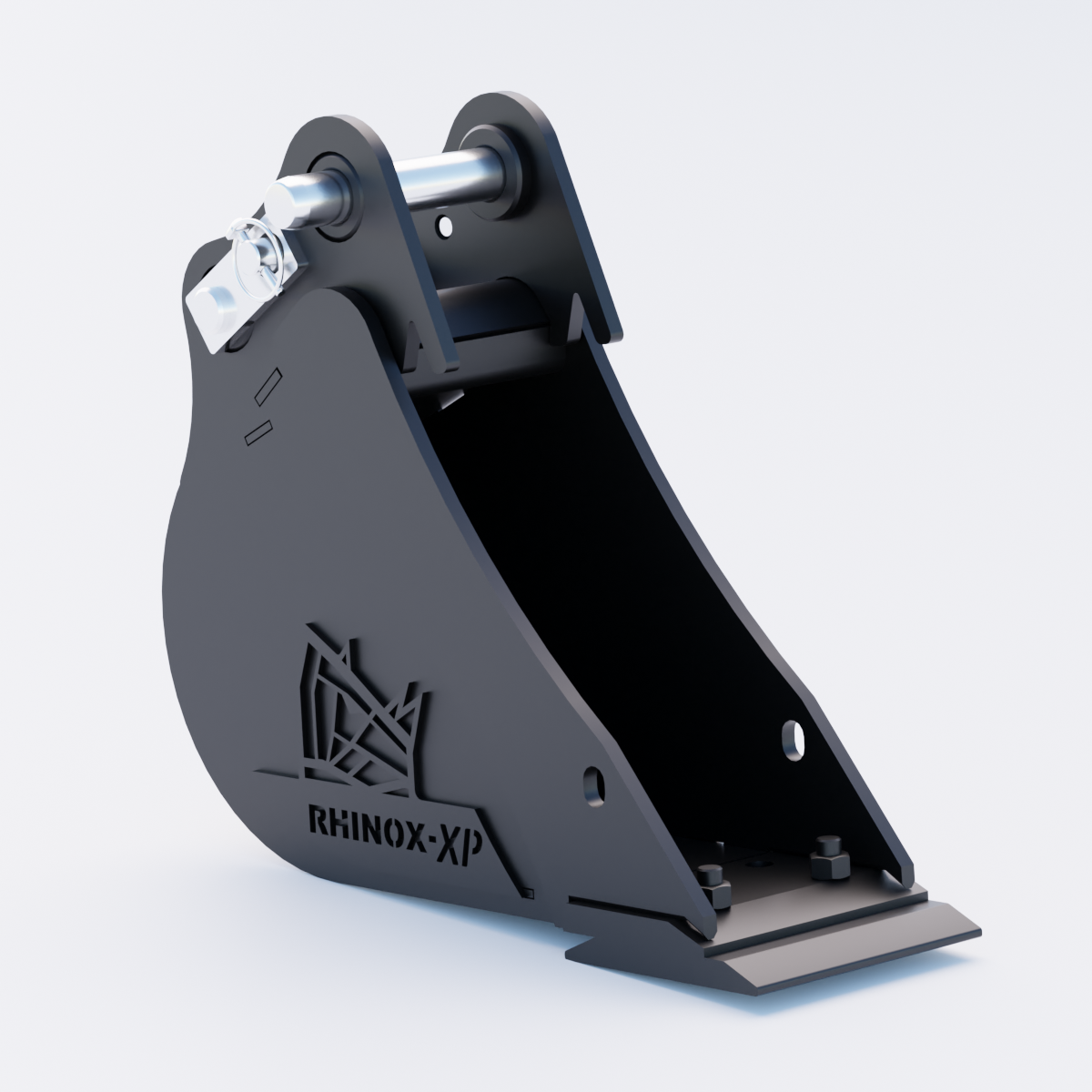 JCB 18Z-1 Digging Bucket - 6 Inch | Rhinox Group UK - Bladed Bucket Front