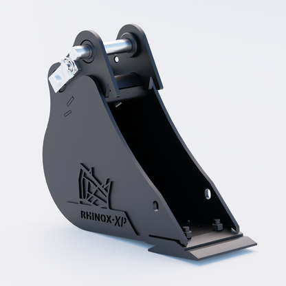JCB 18Z-1 Digging Bucket - 6 Inch | Rhinox Group UK - Bladed Bucket Front