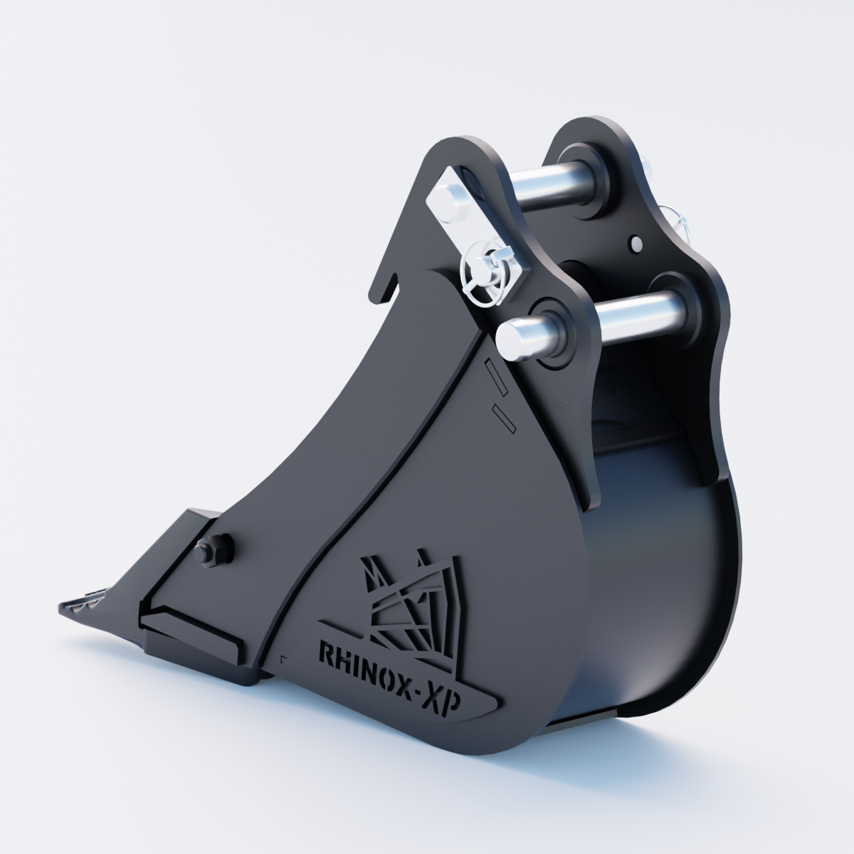 JCB 18Z-1 Digging Bucket - 6 Inch | Rhinox Group UK - Toothed Bucket Back