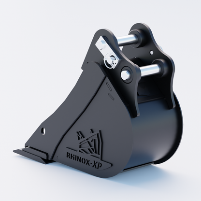 JCB 19C-1 Digging Bucket - 9 Inch | Rhinox Group UK - Bladed Bucket Back