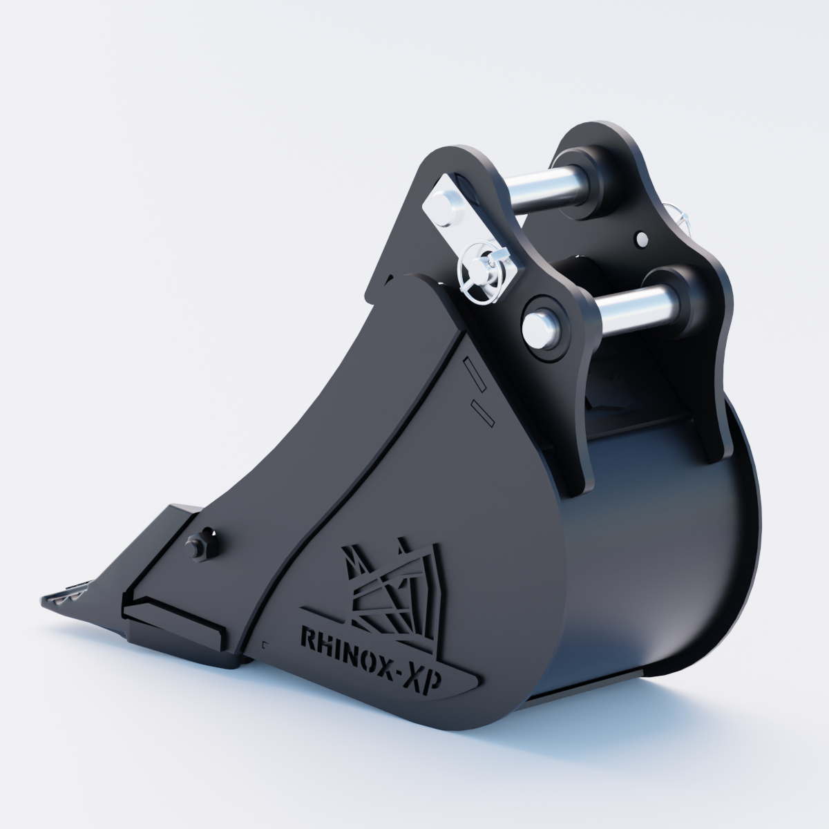 JCB 19C-1 Digging Bucket - 9 Inch | Rhinox Group UK - Toothed Bucket Back