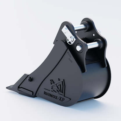 JCB 19C-1 Digging Bucket - 9 Inch | Rhinox Group UK - Toothed Bucket Back