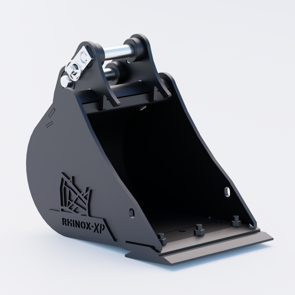 XCMG XE17U Digging Bucket - 12" / 300mm - Bladed Bucket Front