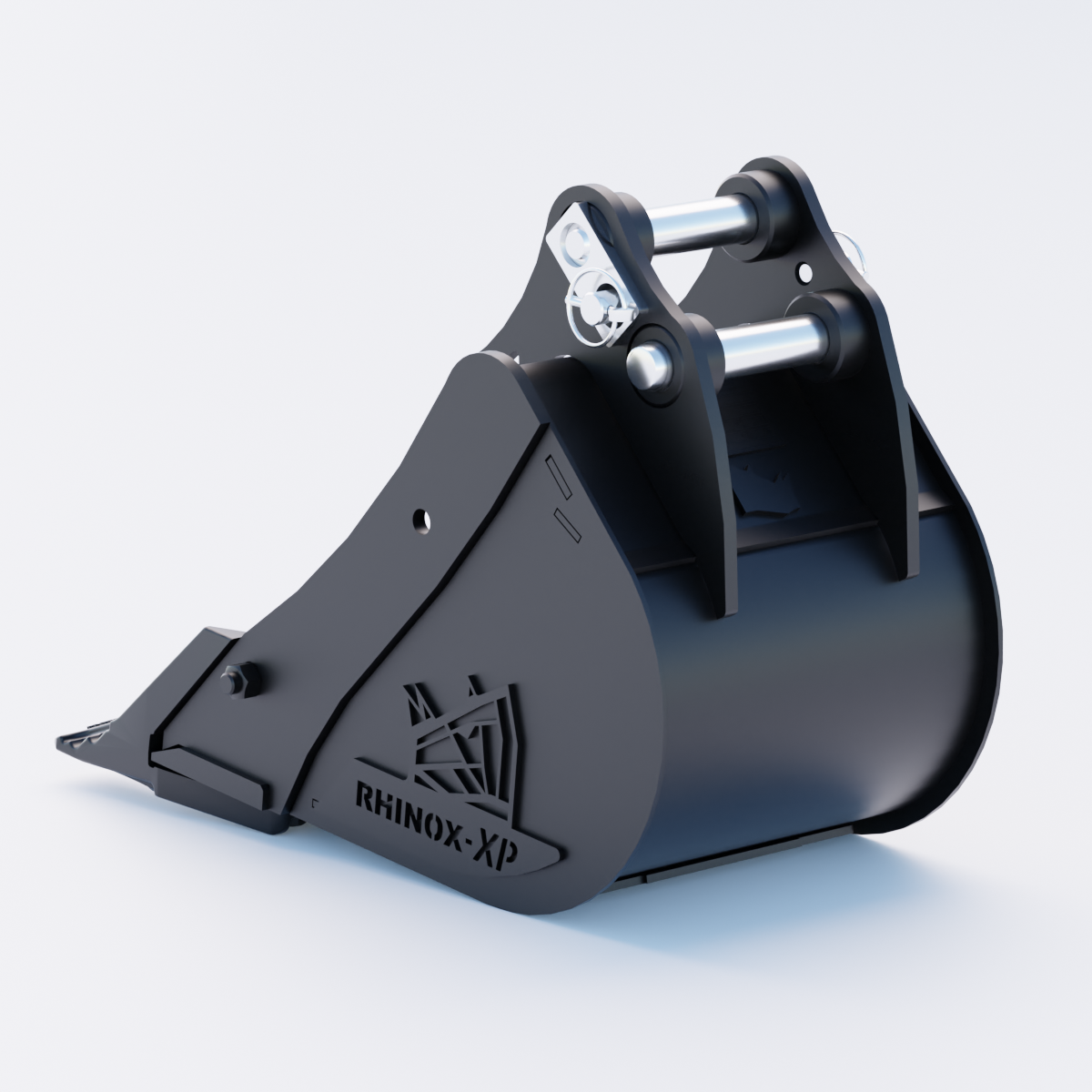 XCMG XE17U Digging Bucket - 12" / 300mm - Toothed Bucket Back