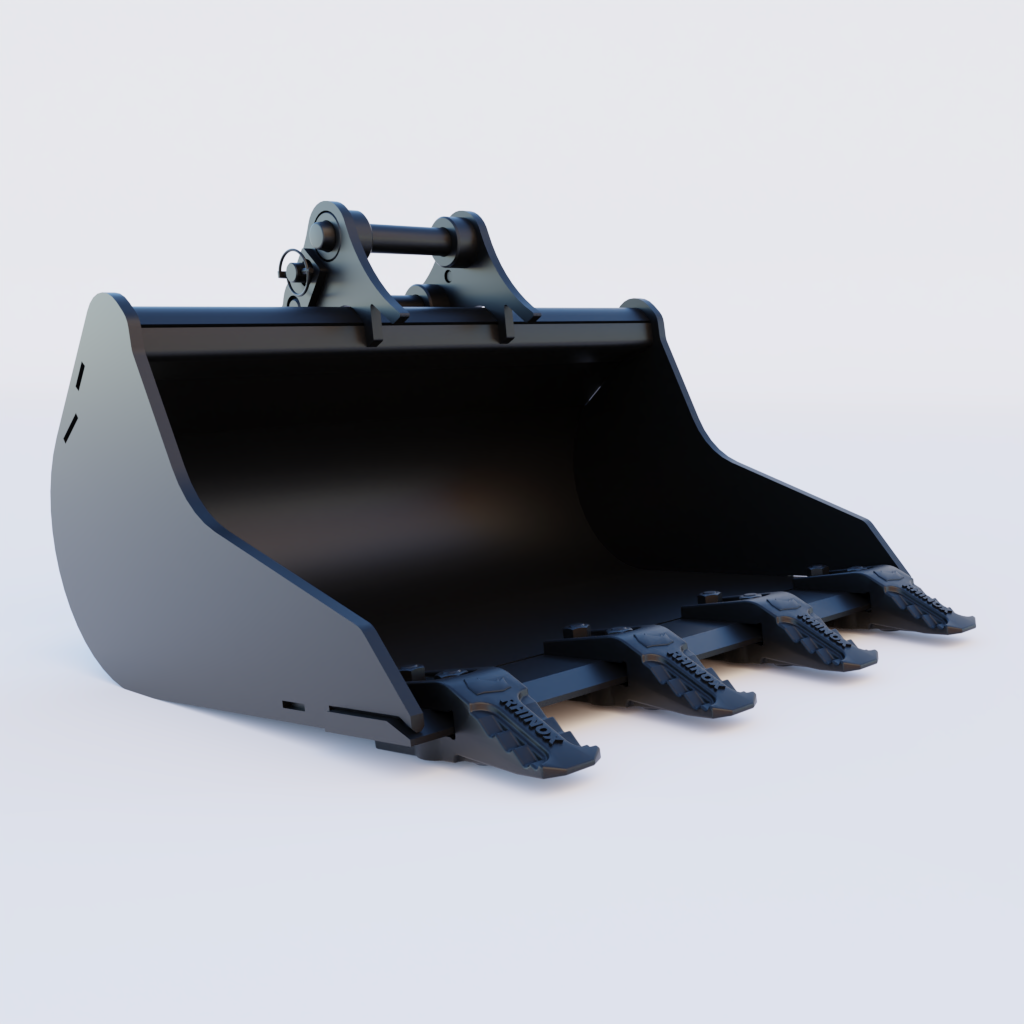 XCMG XE15E Grave Digging Bucket - 24" / 600mm | Rhinox Group UK