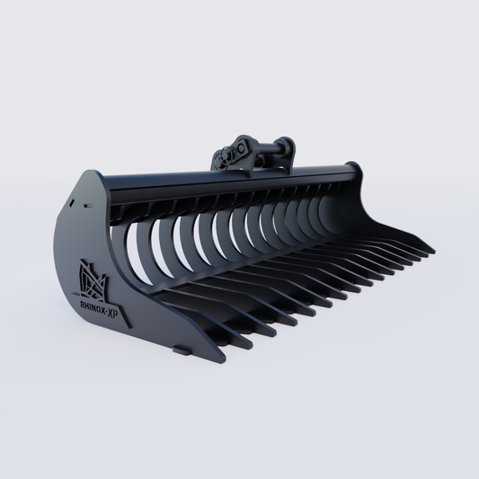 XCMG XE15E Rake Riddle Bucket - 36"