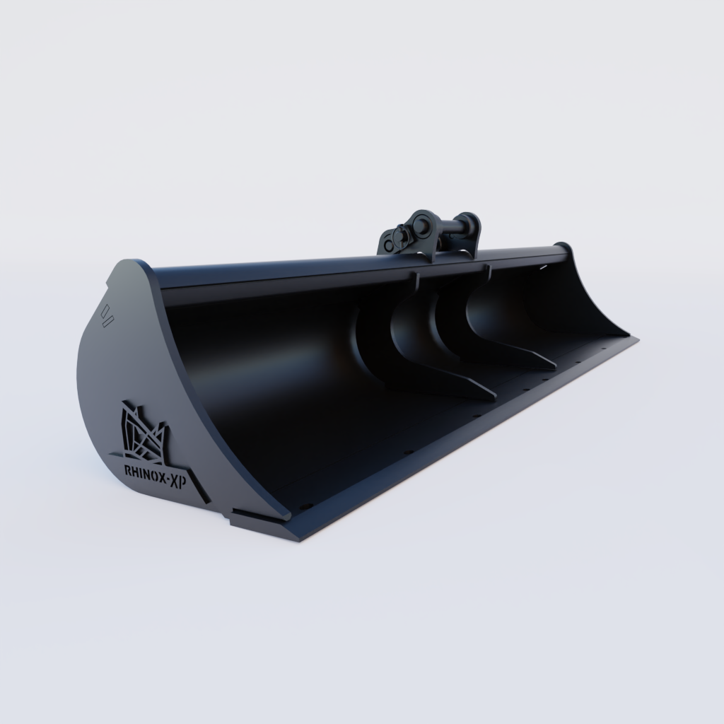 XCMG XE17U Grading Bucket / Ditching Bucket 48" / 1200mm | Rhinox Group UK