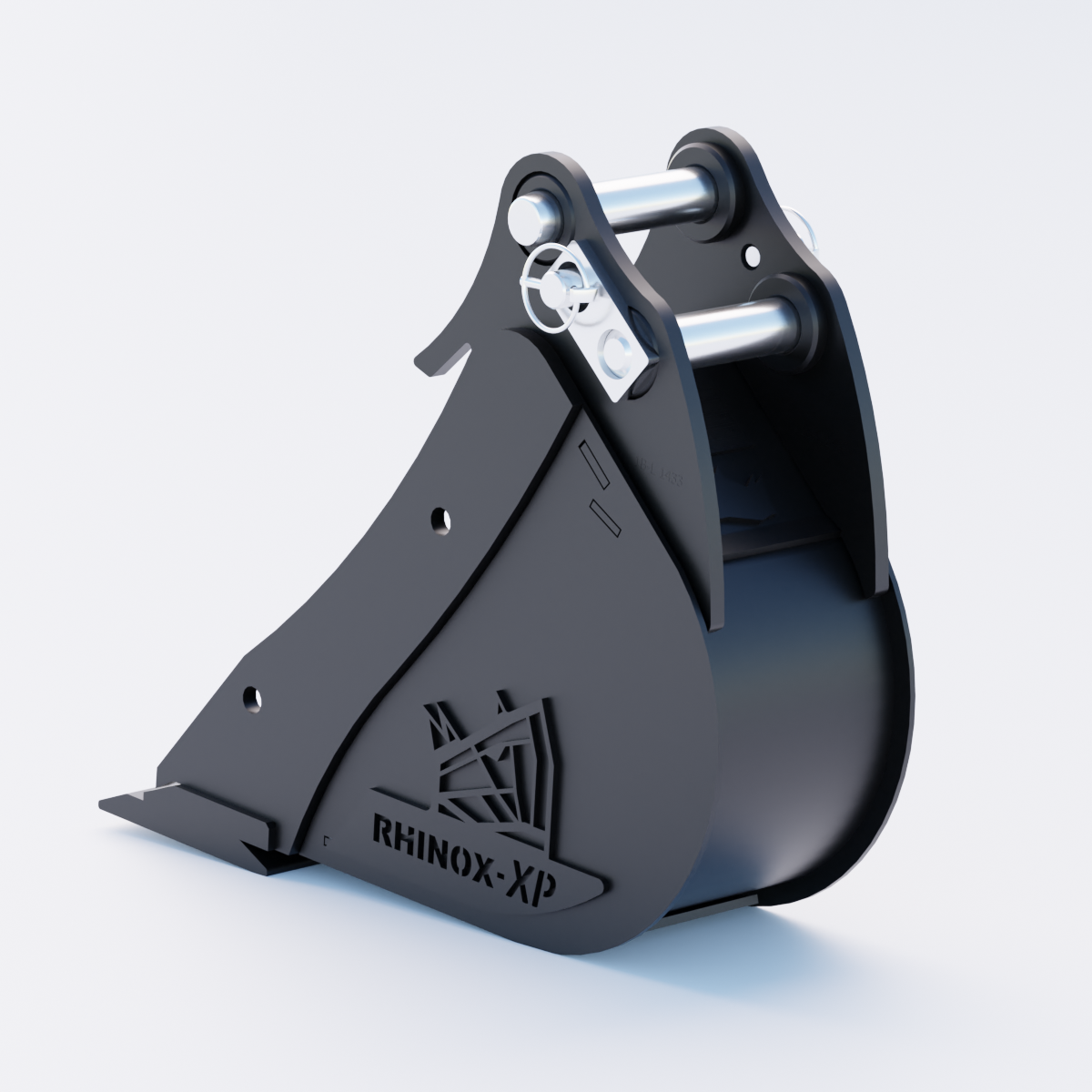 XCMG XE17U Digging Bucket - 6" / 150mm - Bladed Bucket Back