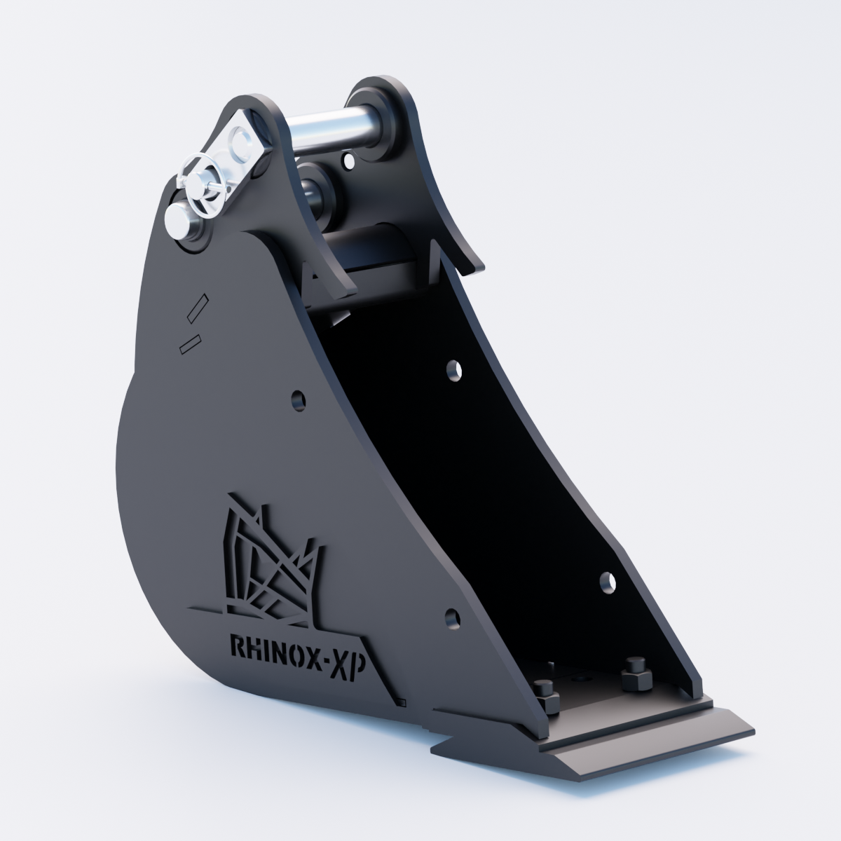 XCMG XE17U Digging Bucket - 6" / 150mm - Bladed Bucket Front