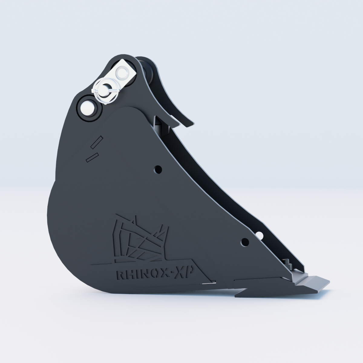 XCMG XE17U Digging Bucket - 6" / 150mm - Bladed Bucket Side