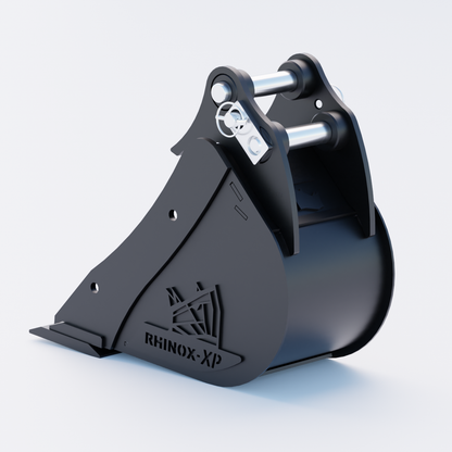 XCMG XE17U Digging Bucket - 9" / 230mm - Bladed Bucket Back