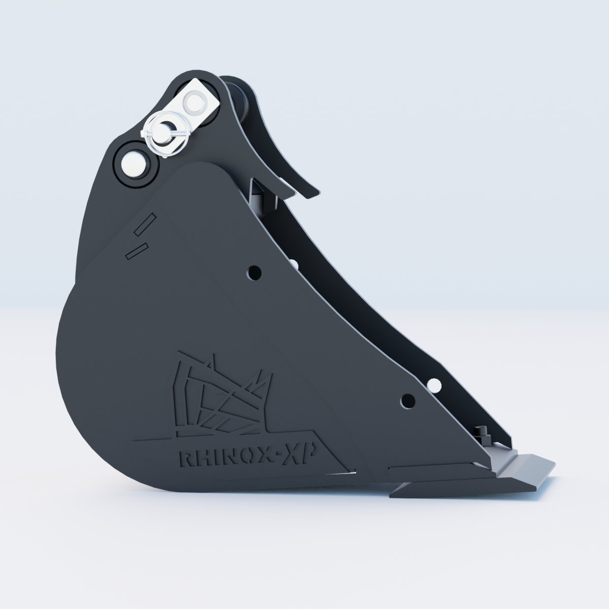 XCMG XE17U Digging Bucket - 9" / 230mm - Bladed Bucket Side