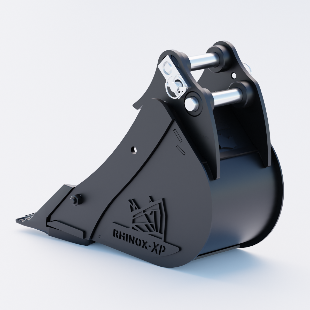 XCMG XE17U Digging Bucket - 9" / 230mm - Toothed Bucket Back