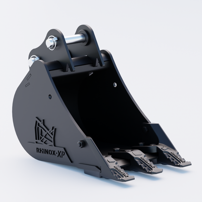 Bobcat X323 Digging Bucket - 12" / 300mm | Rhinox Group UK - Toothed Bucket Front