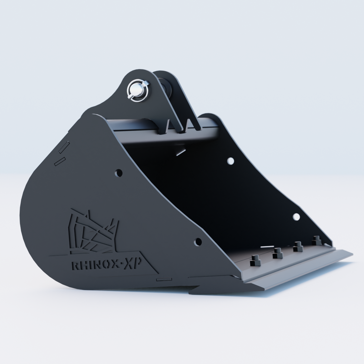 Bobcat X322 Digging Bucket - 30" / 750mm | Rhinox Group UK - Bladed Bucket Side