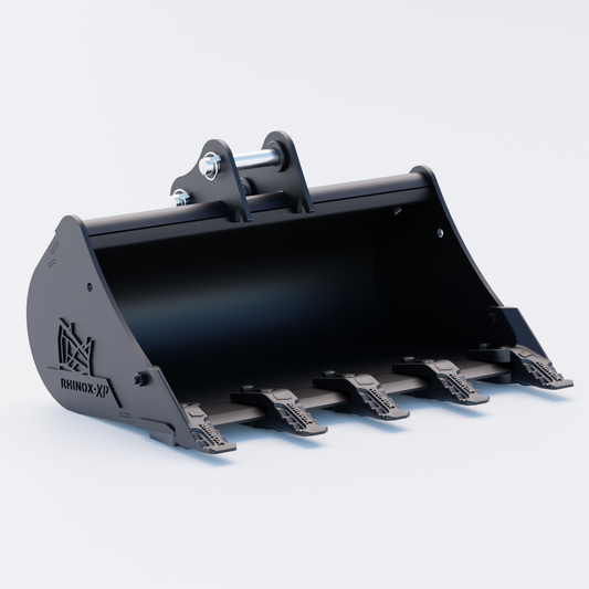 Bobcat X322 Digging Bucket - 30" / 750mm | Rhinox Group UK - Toothed Bucket Front