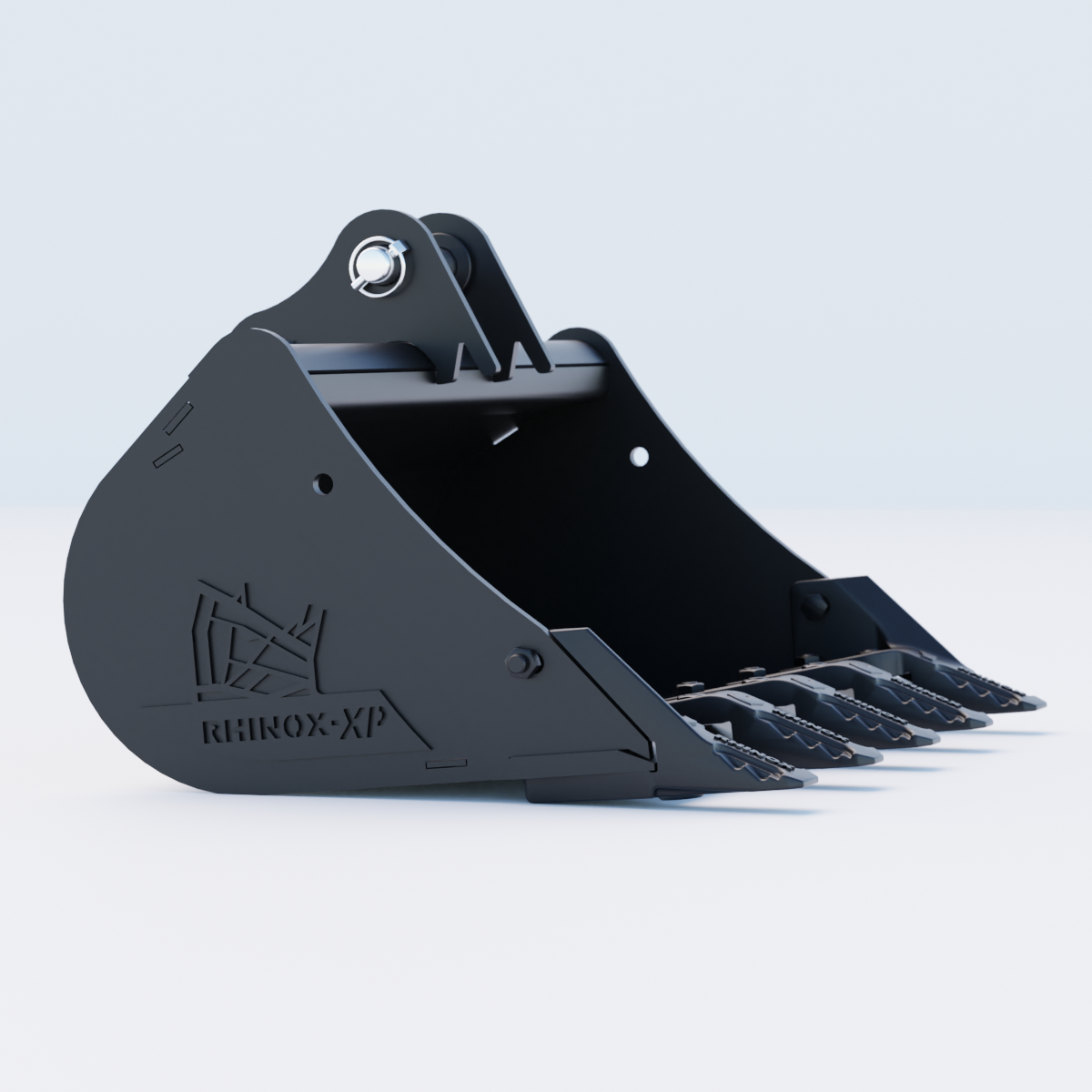 Bobcat X322 Digging Bucket - 30" / 750mm | Rhinox Group UK - Toothed Bucket Side