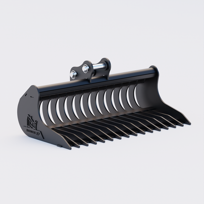 0W/1M,  Rake Riddle Bucket - 36" / 900mm Front