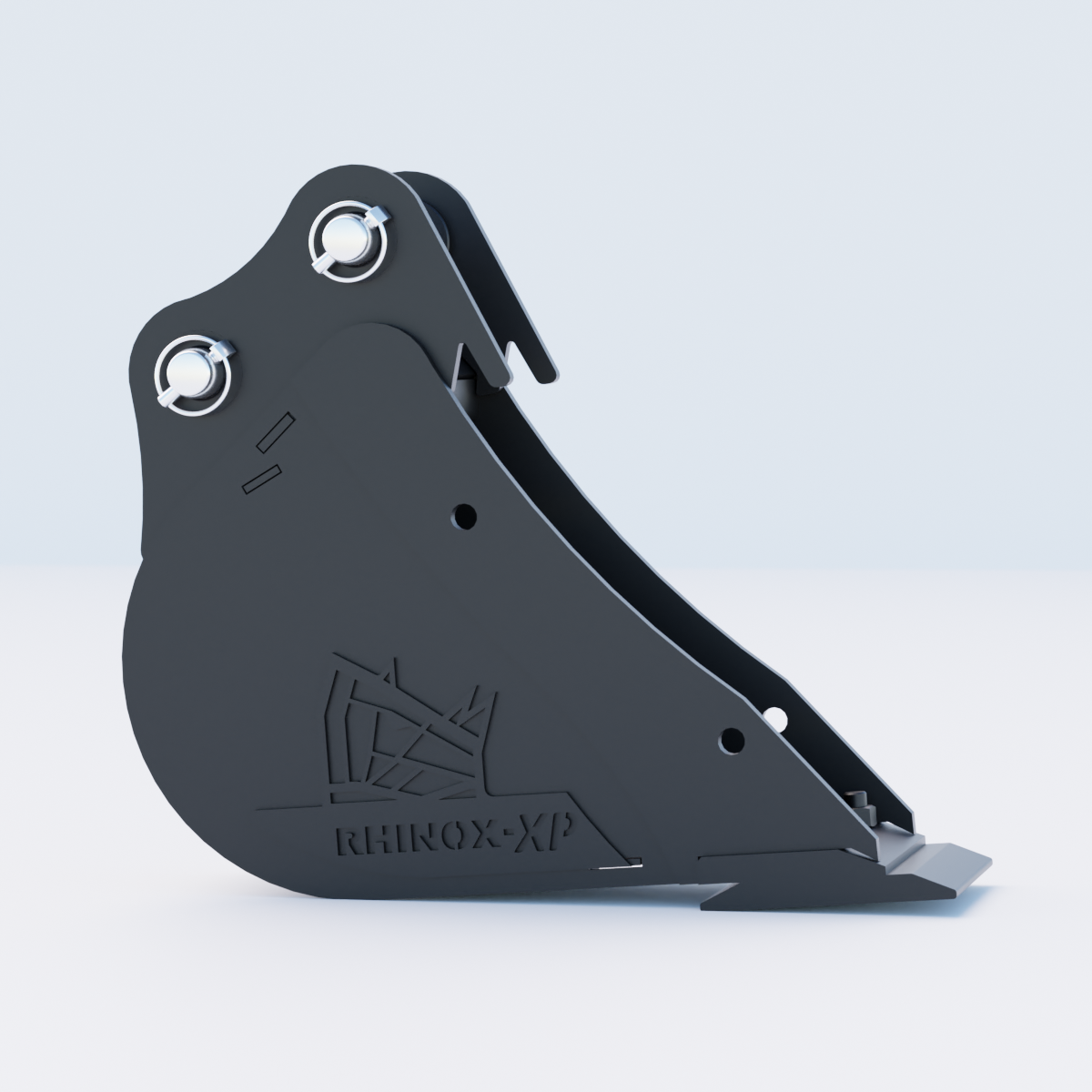 Bobcat X323 Digging Bucket - 6" / 150mm | Rhinox Group UK - Bladed Bucket Side