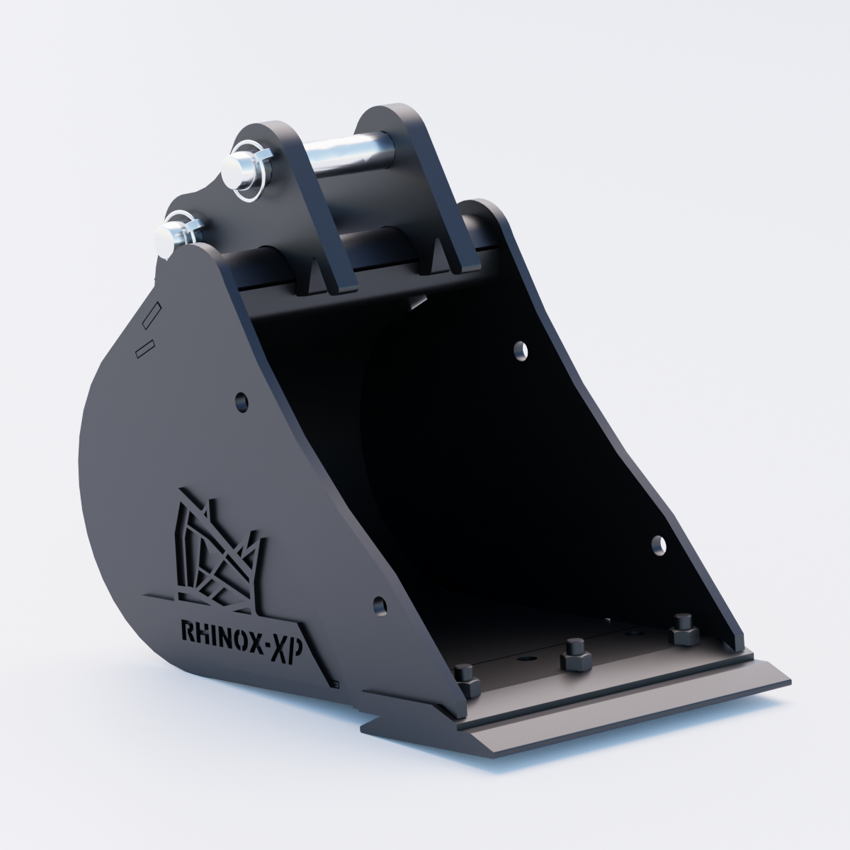 Volvo ECR18 Digging Bucket - 12" / 300mm - Bladed Bucket Front
