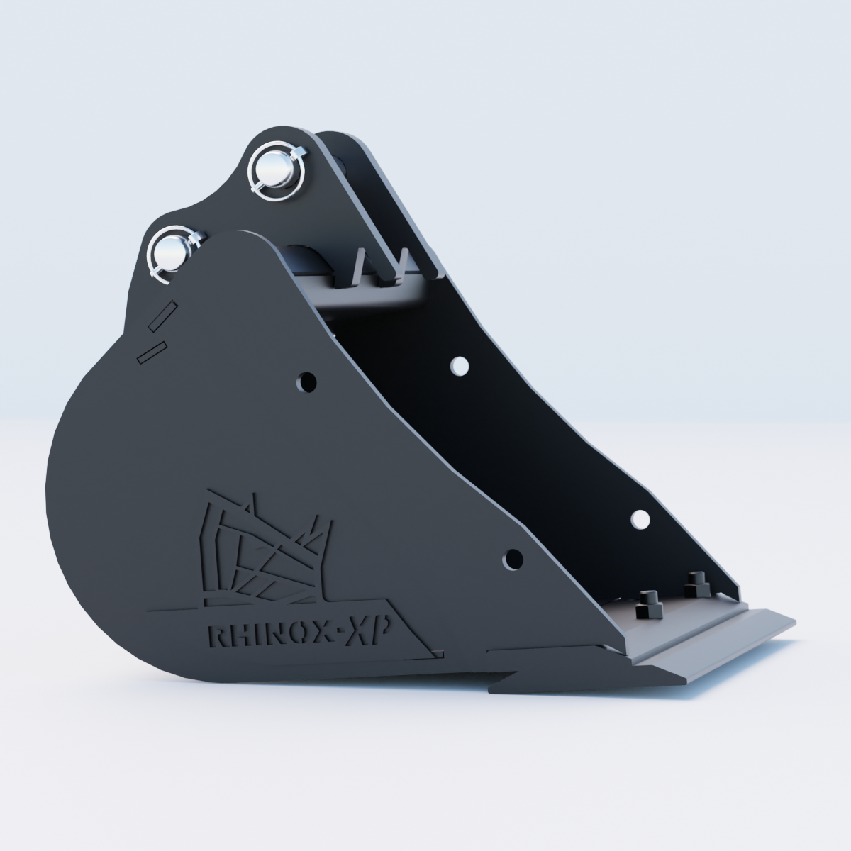 Volvo ECR18 Digging Bucket - 18" / 450mm - Bladed Bucket Side